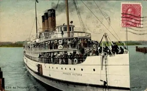 Ak Dampfer Princess Victoria, CPR