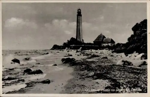 Ak Orth Insel Fehmarn, Leuchtfeuer Flügge, Leuchtturm