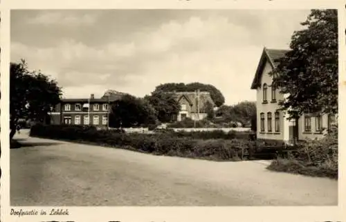 Ak Lehbek Gelting Landschaft Angeln in Schleswig Holstein, Ortspartie