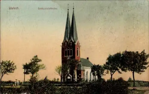 Ak Idstedt in Schleswig Holstein, Gedächtniskirche