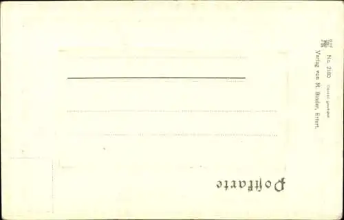 Passepartout Ak Erfurt in Thüringen, obere Pförtchenbrücke