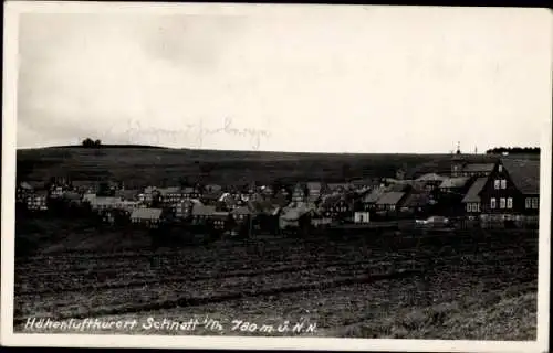 Foto Ak Schnett Masserberg in Thüringen, Gesamtansicht