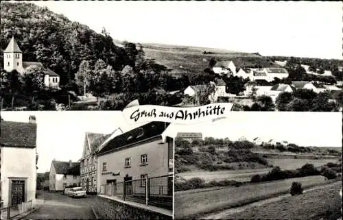 Ak Ahrhütte Blankenheim an der Ahr, Panorama, Straßenpartie, Auto, Teilansicht