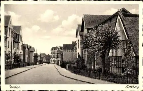 Ak Itzehoe in Holstein, Liethberg, Straßenpartie