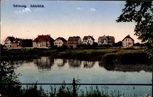 Ak Schleswig an der Schlei, Schleiblick, Teilansicht