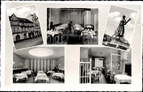 Ak Husum in Nordfriesland, Thomas Hotel, Inh. Karlheinz Hartmann, Fachwerkhaus