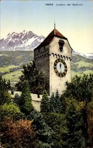 Ak Luzern Stadt Schweiz, Zytturm