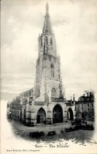 Ak Bern Stadt Schweiz, Das Münster