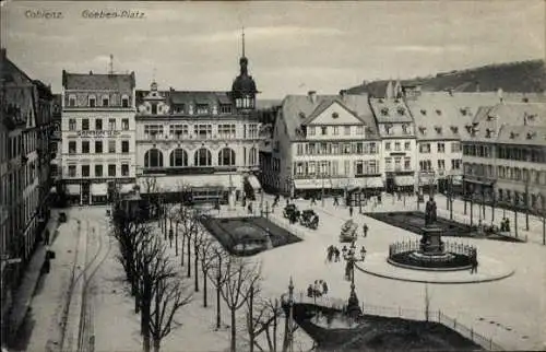 Ak Koblenz am Rhein, Goeben-Platz