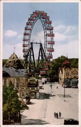 Ak Wien 2 Leopoldstadt, Prater, Riesenrad