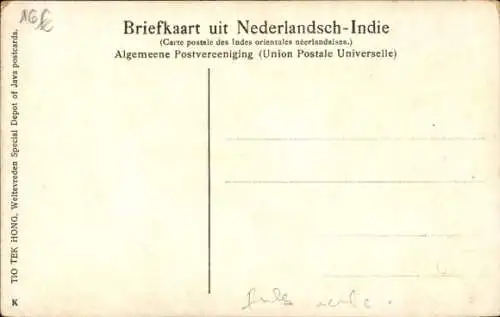 Ak Java Indonesien, Niederländisch Indien, Kolonialsoldaten in Uniform