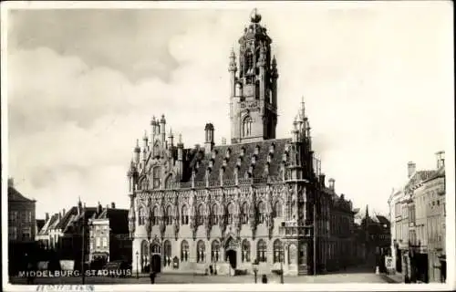 Ak Middelburg Zeeland Niederlande, Stadhuis