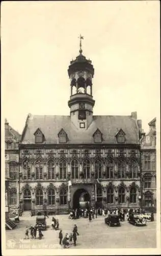 Ak Mons Wallonia Hennegau, Rathaus