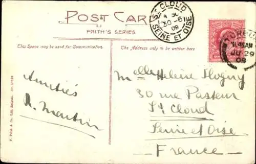 Ak Torquay Devon England, Hafen