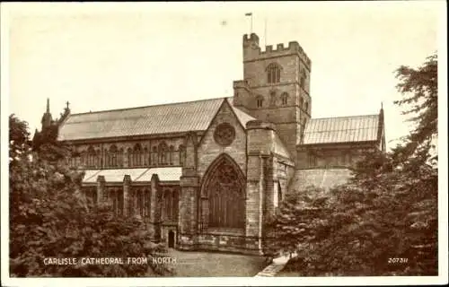 Ak Carlisle Cumbria England, Kathedrale