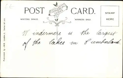 Ak Windermere Cumbria England, Panorama von Low Wood
