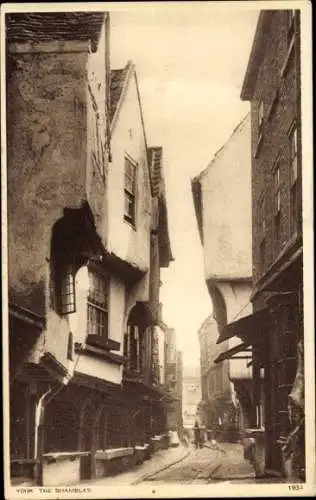 Ak York Yorkshire England, The Shambles
