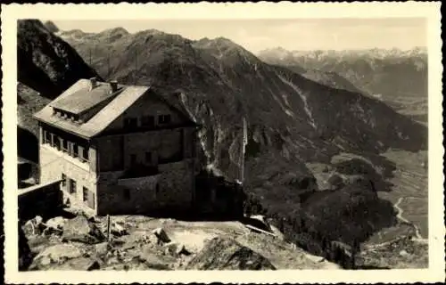 Ak Oetz in Tirol, Bielefelderhütte, Gebirge