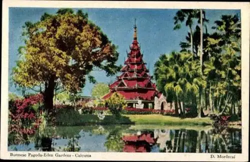 8 alte Ak Calcutta Kolkata Kalkutta Indien, diverse Ansichten