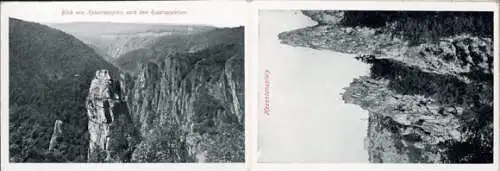 15 alte Bilder Thale im Harz, Bodetal, zusammenhängend im passenden Buch, diverse Ansichten