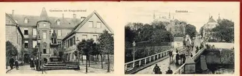11 Bilder Rheine in Westfalen, zusammenhängend im passenden Heft, diverse Ansichten