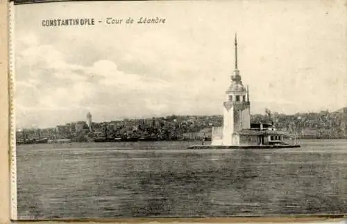 12 alte Ak Konstantinopel Istanbul Türkei, im passenden Heft, diverse Ansichten