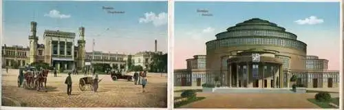 10 alte Ak Breslau Polen, im passenden Heft, diverse Ansichten