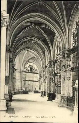11 alte Ak Burgos Kastilien und León, Kathedrale, diverse Ansichten