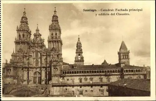 17 alte Ak Santiago del Estero Argentinien, Kathedrale, diverse Ansichten