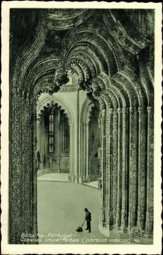 12 alte Ak Batalha Portugal, Kathedrale, diverse Ansichten