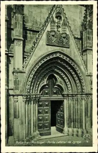 12 alte Ak Batalha Portugal, Kathedrale, diverse Ansichten