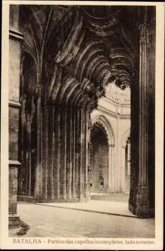 9 alte Ak Batalha Portugal, Kathedrale, diverse Ansichten