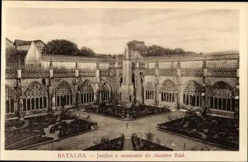 9 alte Ak Batalha Portugal, Kathedrale, diverse Ansichten