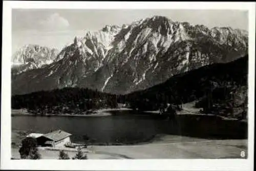 13 alte Fotos Mittenwald in Oberbayern, Serie 6, im passenden Heft, diverse Ansichten