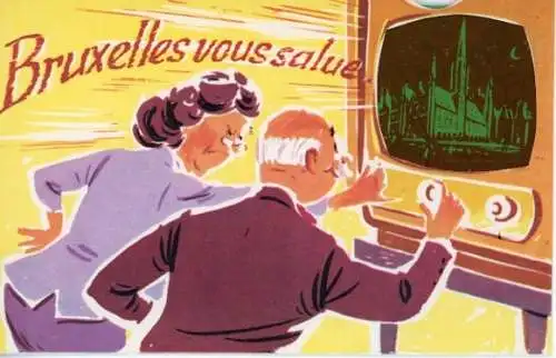 8 alte Ak Bruxelles Brüssel, Bruxelles vous salue, Negative, diverse Ansichten