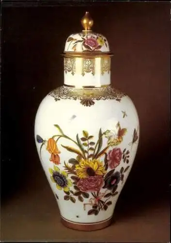 8 Ansichtskarten Porzellansammlung Dresden im Umschlag