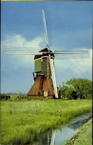 11 Ansichtskarten mit Windmühlen der Niederlande