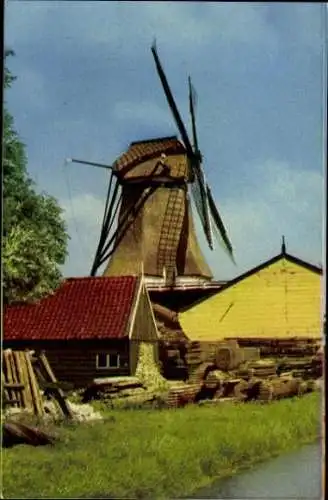 11 Ansichtskarten mit Windmühlen der Niederlande