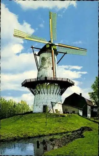 11 Ansichtskarten mit Windmühlen der Niederlande