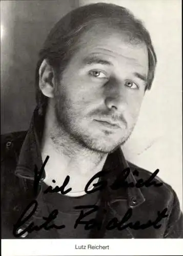 Ak Schauspieler Lutz Reichert, Portrait, Autogramm