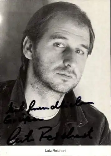 Ak Schauspieler Lutz Reichert, Portrait, Autogramm