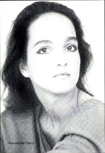 Ak Schauspielerin Anouschka Renzi, Portrait, Autogramm