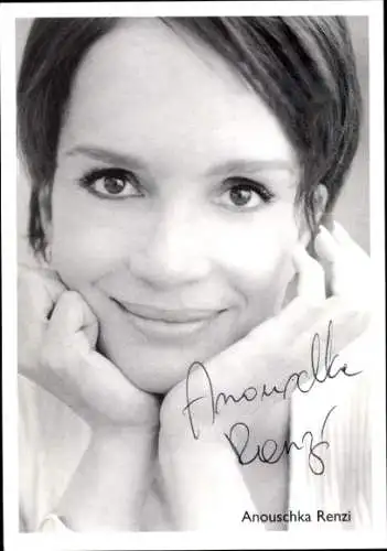 Ak Schauspielerin Anouschka Renzi, Portrait, Autogramm