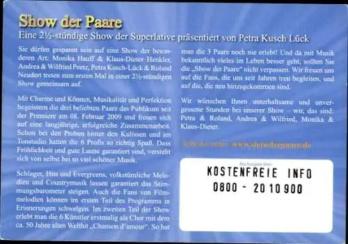 Ak Schauspieler Wilfried Peetz, Klaus-Dieter Henkler, Schauspielerin Monika Hauff, Autogramm