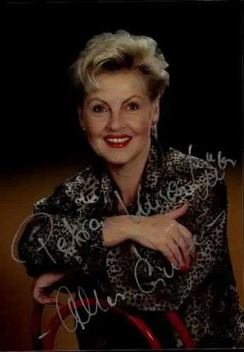 Ak Schauspielerin Petra Kusch-Lück, Portrait, Autogramm