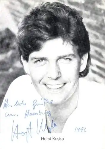 Ak Schauspieler Horst Kuska, Portrait, Autogramm