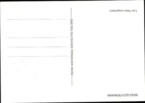 Ak Schauspielerin Birgit Lechtermann, Portrait, Autogramm, ZDF