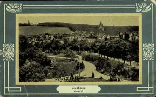 Passepartout Ak Wiesbaden in Hessen, Nerotal