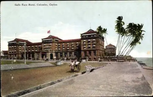 Ak Colombo Ceylon Sri Lanka, Galle Face Hotel