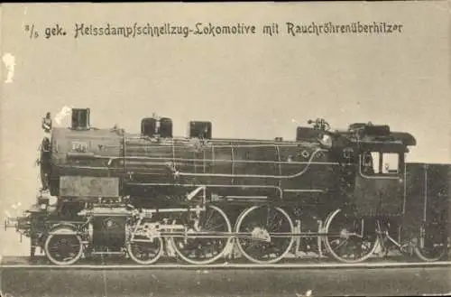 Ak 3/5 gekuppelte Heißdampfschnellzug-Lokomotive mit Rauchröhrenüberhitzer, Bau-Museum